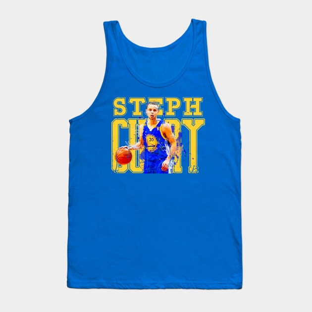 steph curry splash Tank Top by AlfinStudio